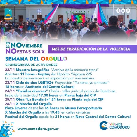 Flyer Marcha del Orgullo