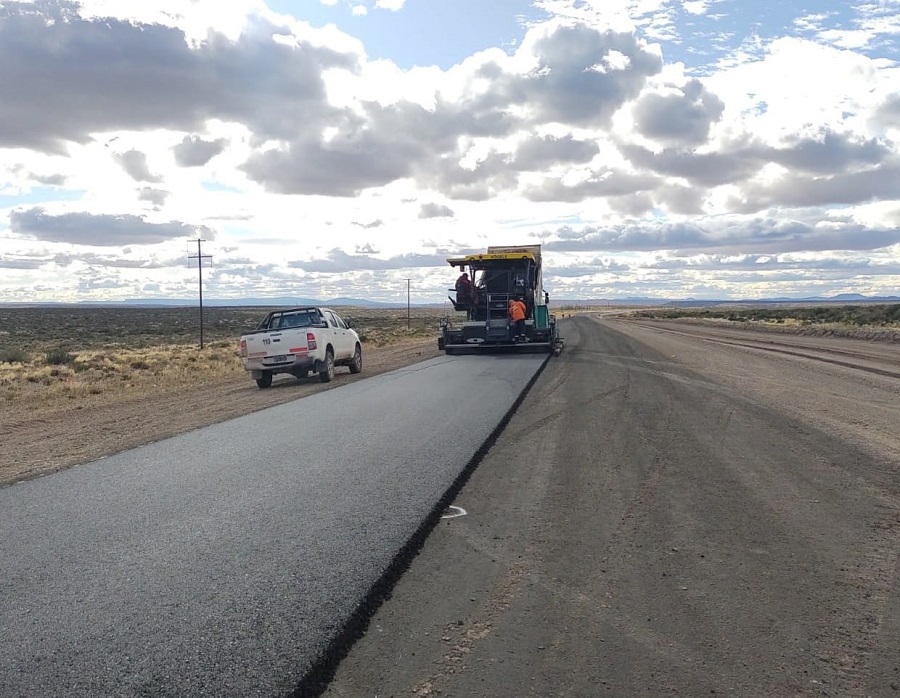 Avanza la repavimentación de la Ruta N° 25 entre Los Altares y Paso de ...